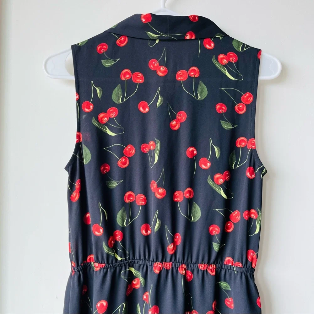 🔥Sales - Aritzia Sunday Best Veronica Dress Slvls Cherry - Size S - Picture 7 of 13